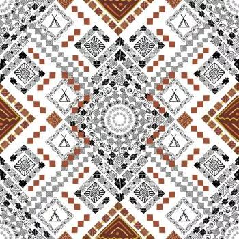 Tapeta Tradycyjne Azteckie Wzory - obrazek 2