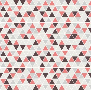 Tapeta Geometryczna - Kolorowe Trójkąty - obrazek 2