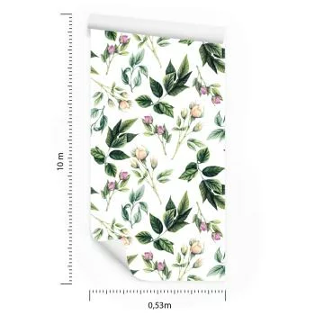 Tapeta Gałązki Z Różami - obrazek 3