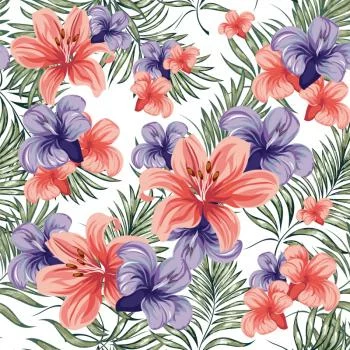 Tapeta Kolorowe Wiosenne Kwiaty - obrazek 2