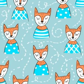 Tapeta Liski W Sweterkach - obrazek 2