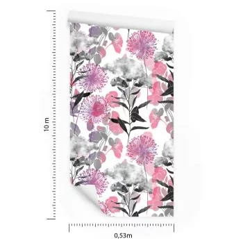 Tapeta Dmuchawce Z Ziołami Polnymi - obrazek 3