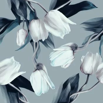 Tapeta Malowane Tulipany - obrazek 2