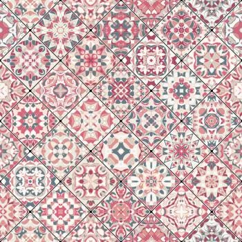 Tapeta Kolorowa Mozaika W Orientalnym Stylu - obrazek 2