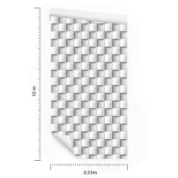 Tapeta Modernistyczna Mozaika - Efekt 3D - obrazek 3