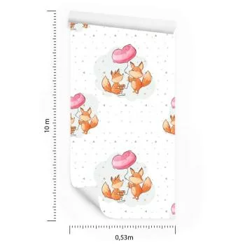 Tapeta Liski Z Balonikami - obrazek 3