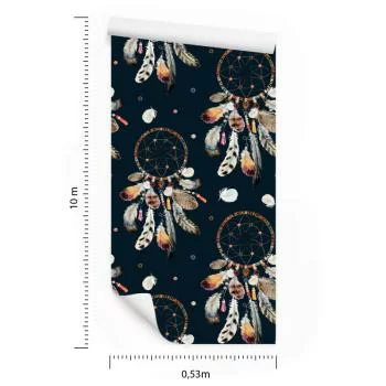 Tapeta Łapacze Snów W Stylu Boho - obrazek 3