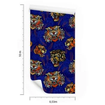 Tapeta Tygrysy W Orientalnym Stylu - obrazek 3