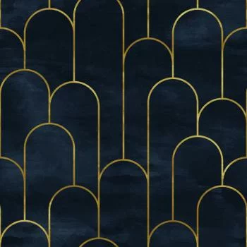 Tapeta Dostojny Wzór W Stylu Art Deco - obrazek 2