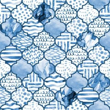 Tapeta Marokański Wzór Geometryczny - obrazek 2