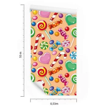 Tapeta Kolorowe Słodycze - obrazek 3