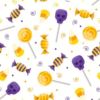 Tapeta Słodycze Na Halloween - obrazek 2