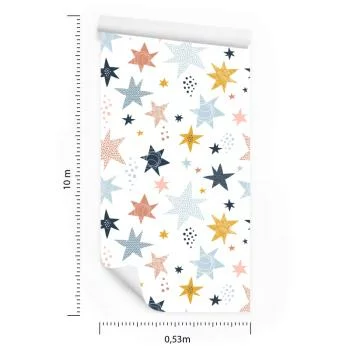 Tapeta Gwiazdy I Kropeczki - obrazek 3