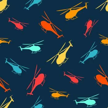 Tapeta Kolorowe Nowoczesne Helikoptery - obrazek 2