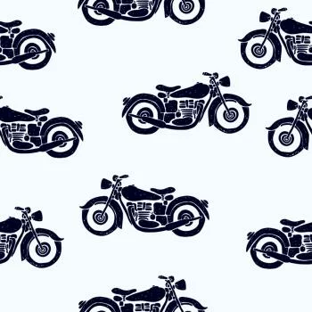 Tapeta Czarno-Białe Motocykle Vintage - obrazek 2
