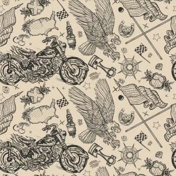 Tapeta Amerykańskie Motocykle - obrazek 2