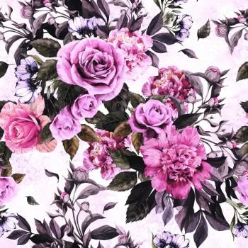 Tapeta Kwiaty - Róże I Peonie - obrazek 2