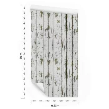 Tapeta Deski Drewniane Retro - obrazek 3