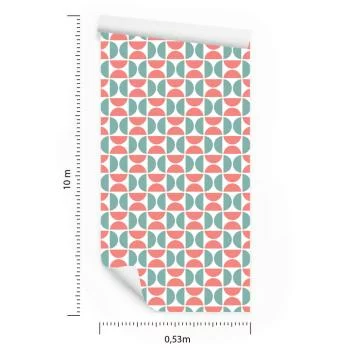 Tapeta Kolorowy Abstrakcyjny Wzór Geometryczny - obrazek 3
