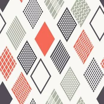Tapeta Geometryczna-Kolorowe Romby - obrazek 2