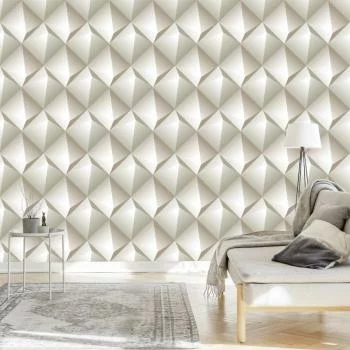 Tapeta Modernistyczny Wzór Geometryczny - Efekt 3D
