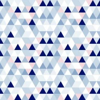 Tapeta Geometryczna - Trójkąty W Pastelowych Barwach - obrazek 2