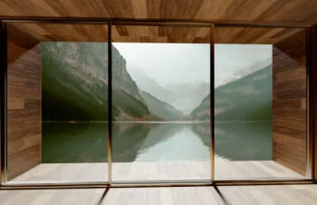 Fototapeta 3D - widok na jezioro