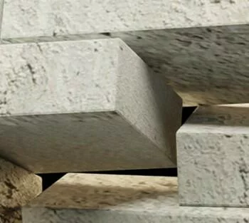 Fototapeta 3D - lecące cegły