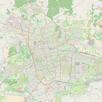 Obraz mapa Łodzi - obrazek 2