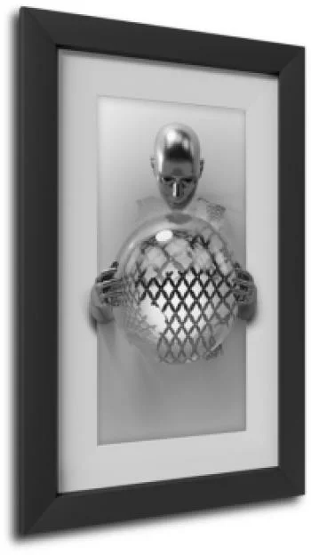 Obraz - Szklane i srebrne - tryptyk - obrazek 4