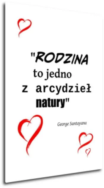 obraz z napisami - Rodzina to jedno z arcydzieł natury - obrazek 2