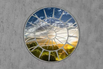 Fototapeta 3D na wymiar - widok na słoneczną dolinę - obrazek 2