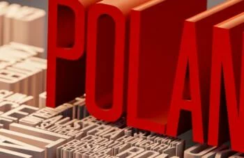 Fototapeta 3D - mapa Poland - obrazek 3