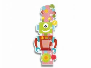 Naklejka miarka wzrostu - robot