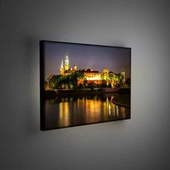 Obraz podświetlany LED - Zamek Królewski na Wawelu