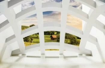 Fototapeta 3D - samotna chatka - obrazek 2