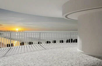 Fototapeta 3D zachód słońca nad morzem - obrazek 2