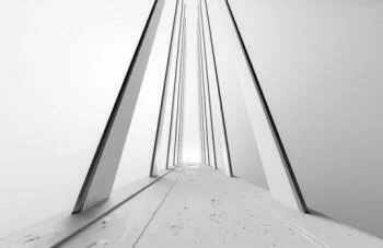 Fototapeta 3D wiszący most